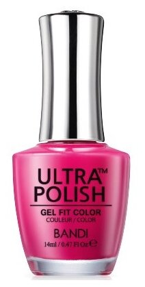 Лак для ногтей BANDI Ultra Polish, Notorious Pink, №105, 14 мл