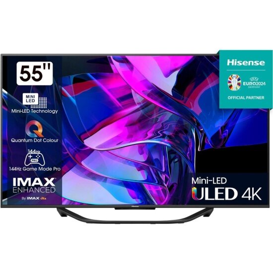 Телевизор Hisense 55U7KQ , 4K Ultra HD, темно-серый