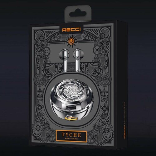 Наушники беспроводные Recci Tyche REP-W56 с антистрессом из цинкового сплава HiFi BT53 Серый Космос 498000₽