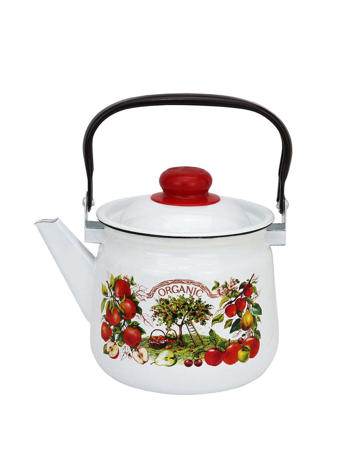 фото Чайник для плиты Organic эмалированный, 2,5 л