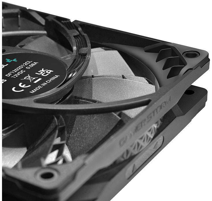 Вентилятор для корпуса Deepcool TF 120S BLACK 120mm 500-1800RPM