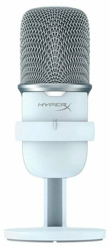 HyperX SoloCast, комплектация: микрофон, разъем: USB, белый, 1 шт