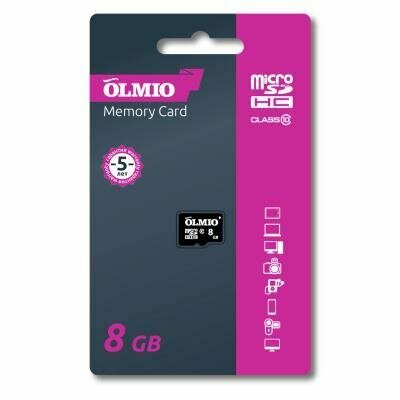 Карта памяти Olmio Micro-SD, 8Gb