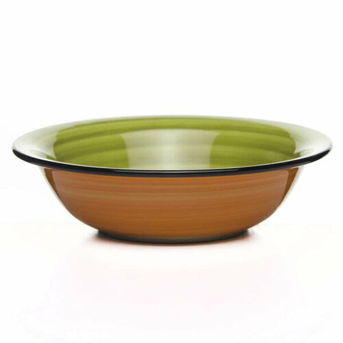 Салатник оранжево-зеленый 18 см 459₽