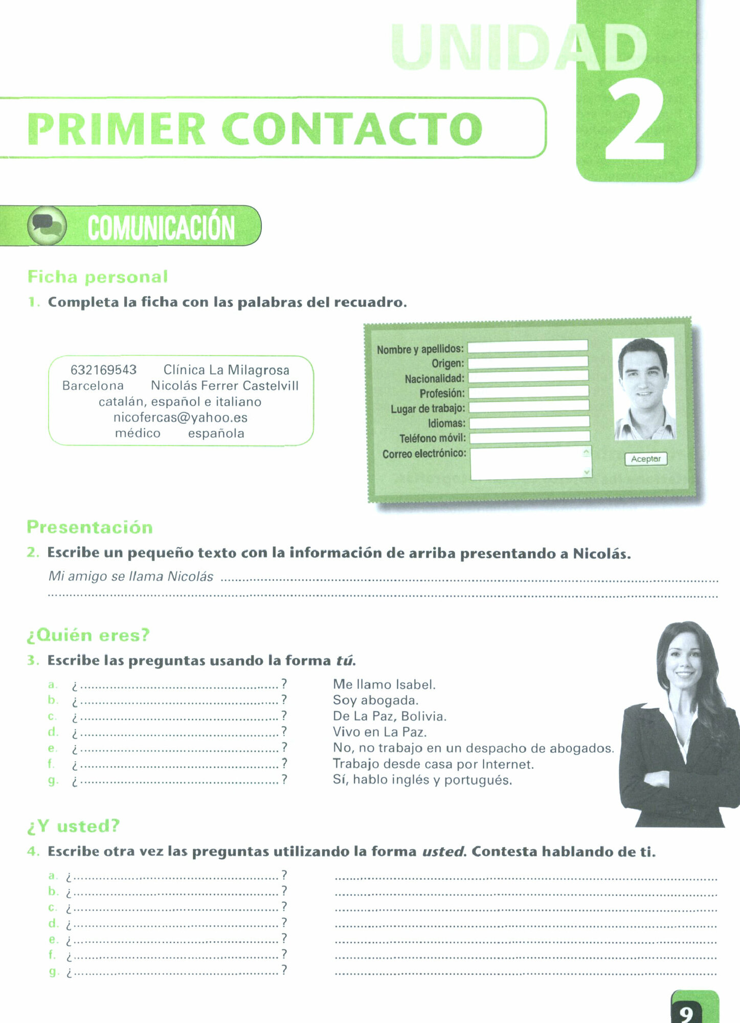 Vente 1. A1/A2. Libro de ejercicios - фото №8