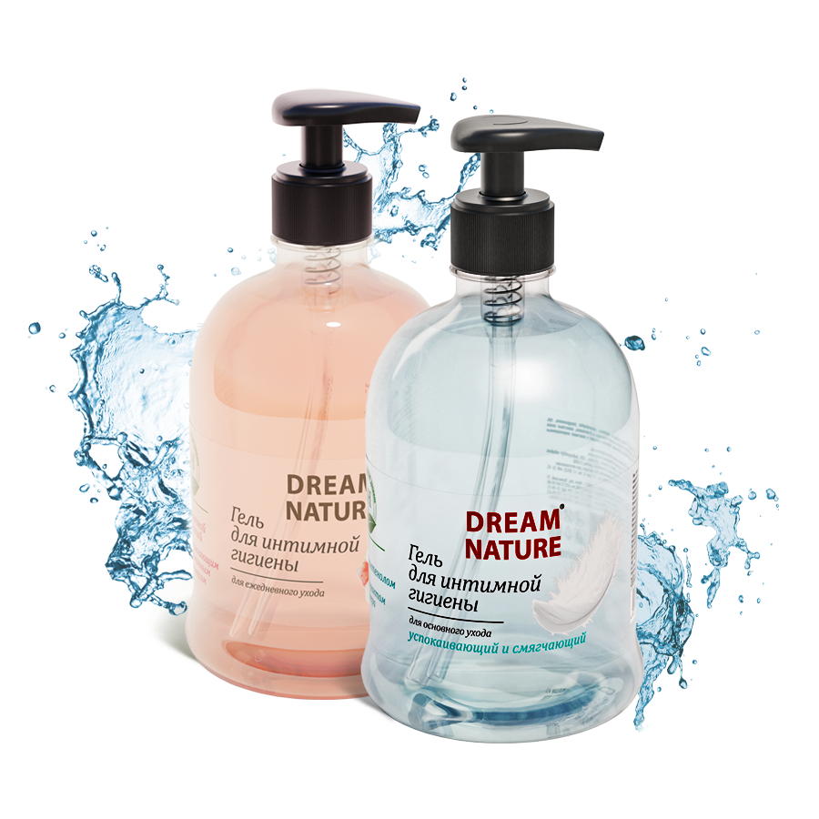 фото Dream Nature гель для интимной гигиены для основного ухода