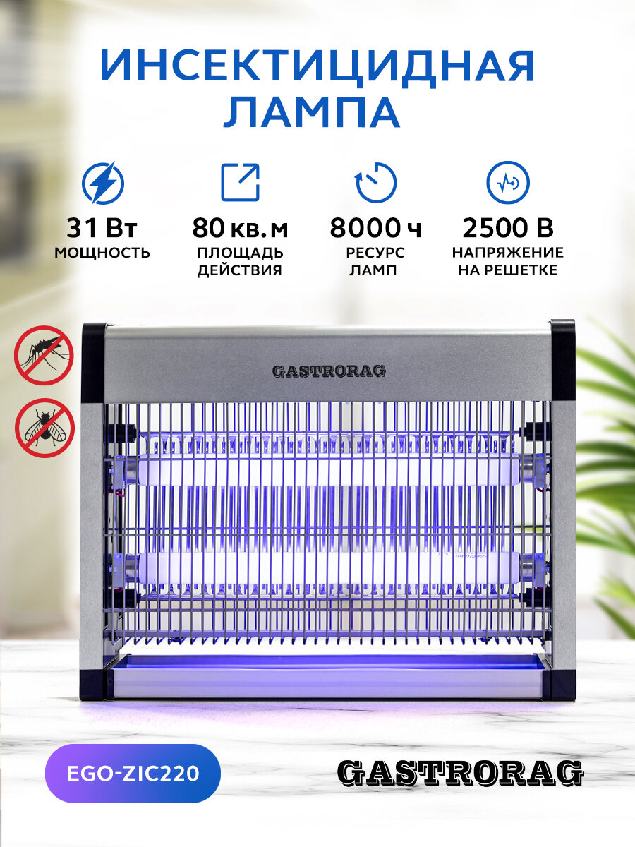 Ультрафиолетовая инсектицидная лампа ловушка от насекомых