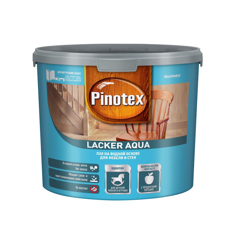 Лак Pinotex Lacker Aqua глянцевый 2,7л