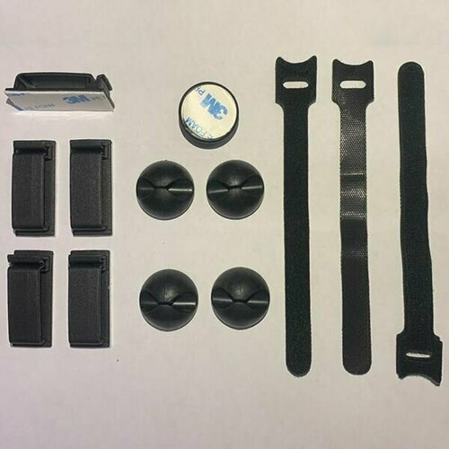 Набор крепежа для проводов ARTKRON AKS-01 чёрный 450₽