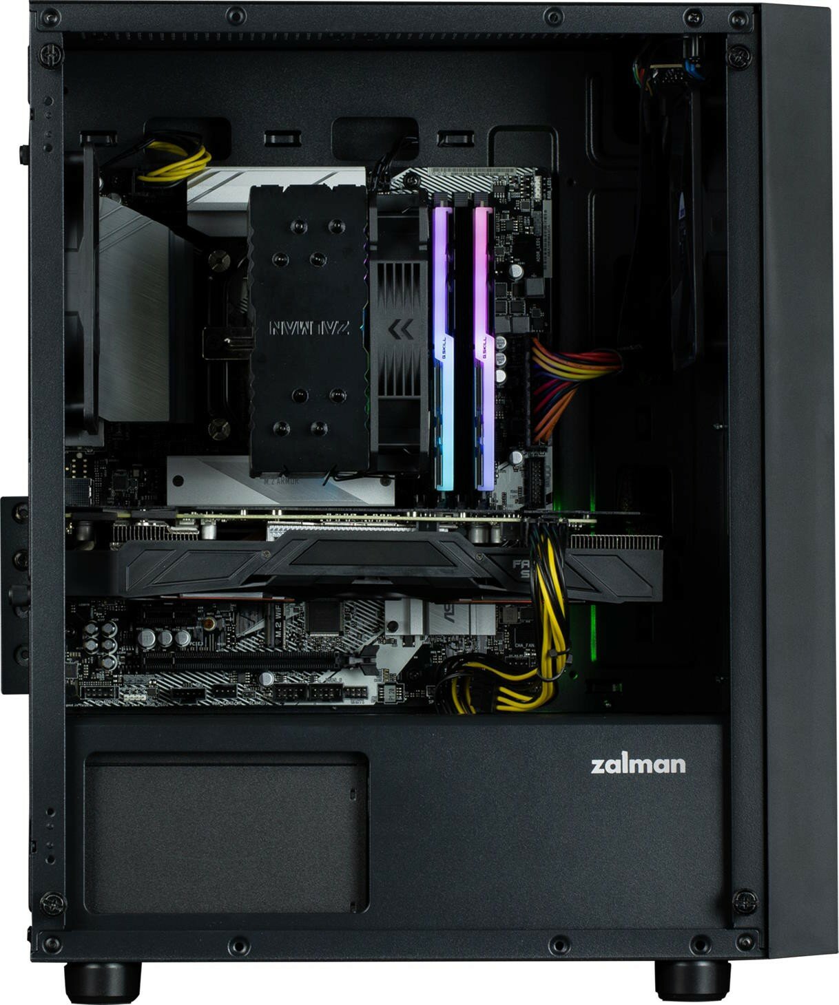 Корпус ZALMAN T3 PLUS, MATX, BLACK, WINDOW, 2x3.5", 3x2.5", 1xUSB2.0, 1xUSB3.0, FRONT 1x120mm, REAR 1x120mm (T3 PLUS) - фото №18