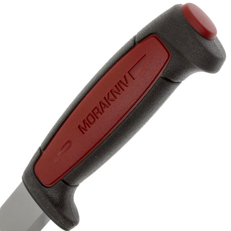 Нож Morakniv Pro C, углеродистая сталь, черный/бордовый