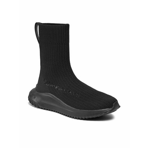 Кроссовки Calvin Klein Jeans, размер EU 38, черный sport compressed sock knee high 6 pairs per set female sock compression sport running nurse teacher doctor