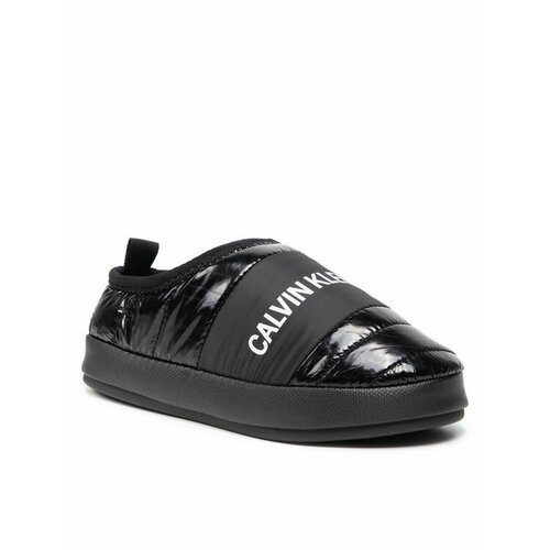 Тапочки Calvin Klein Jeans, размер EU 37, черный тапочки calvin klein размер eu 37 черный