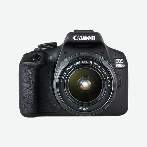 Фотоаппарат Canon EOS 2000D Kit EF-S 1855mm f3556 IS II 5519000₽