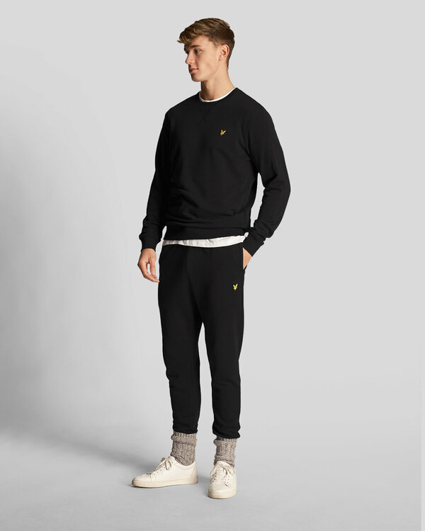 Свитшот Lyle & Scott Crew Neck Sweatshirt, размер M, черный