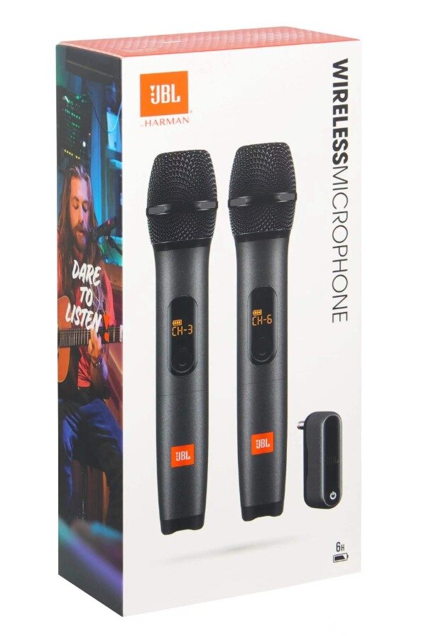 Микрофон JBL Wireless Microphone Set JBLWIRELESSMICAS2 black