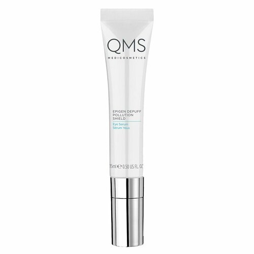 Крем-сыворотка против отечности 15 мл QMS Epigen Depuff Pollution Shield Eye Serum 15 мл la beaute medicale крем для век с пептидами и кофеином eye contour