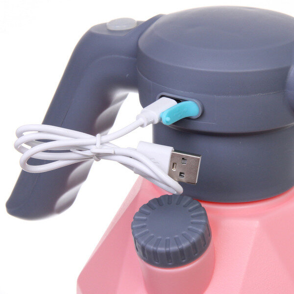 Опрыскиватель аккумуляторный 3л цвет розовый USB QW1A - фотография № 4
