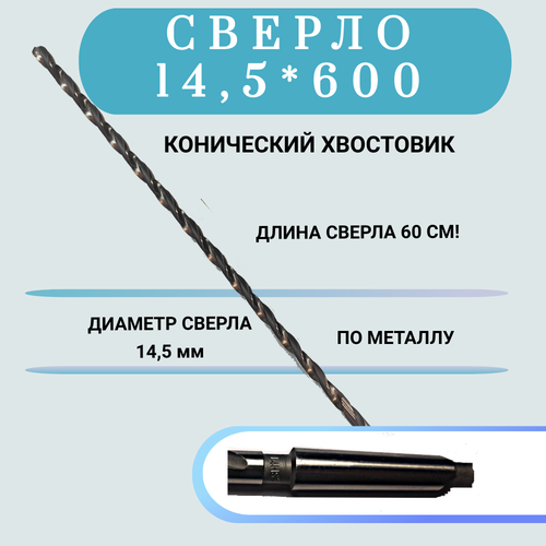 Сверло по металлу конический хвостовик HSS 145600500 1 шт 10502₽