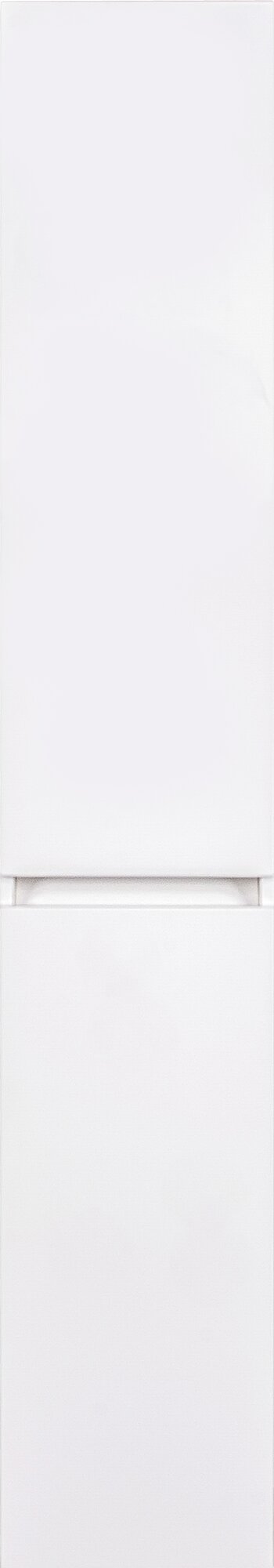 Шкаф-пенал Style Line Даллас 30 Люкс Plus белый, с бельевой корзиной СС-00000452