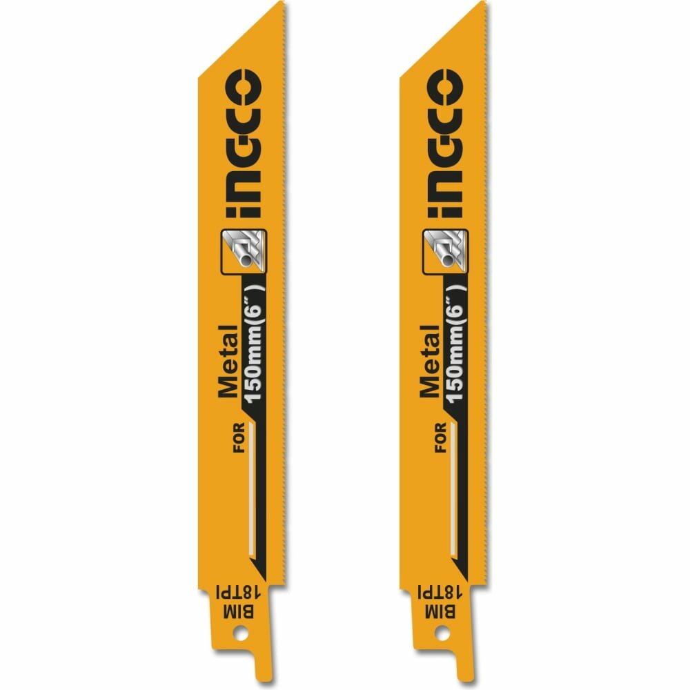 фото Набор полотен по металлу для сабельной пилы INGCO SSB922EF