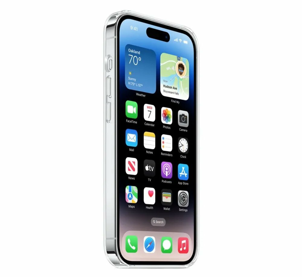 Чехол Clear Case для iPhone 14 Pro с поддержкой MagSafe, прозрачный — фото 1