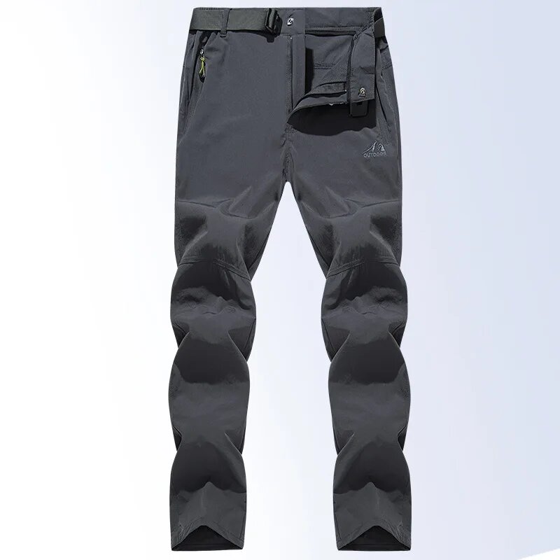 Быстросохнущие эластичные Походные штаны 2024 мужские летние тонкие уличные спортивные водонепроницаемые дышащие мужские брюки для скалолазания кемпинга треккинга