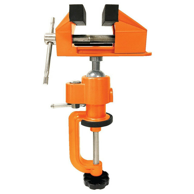 Тиски спец 75мм настольные поворотные