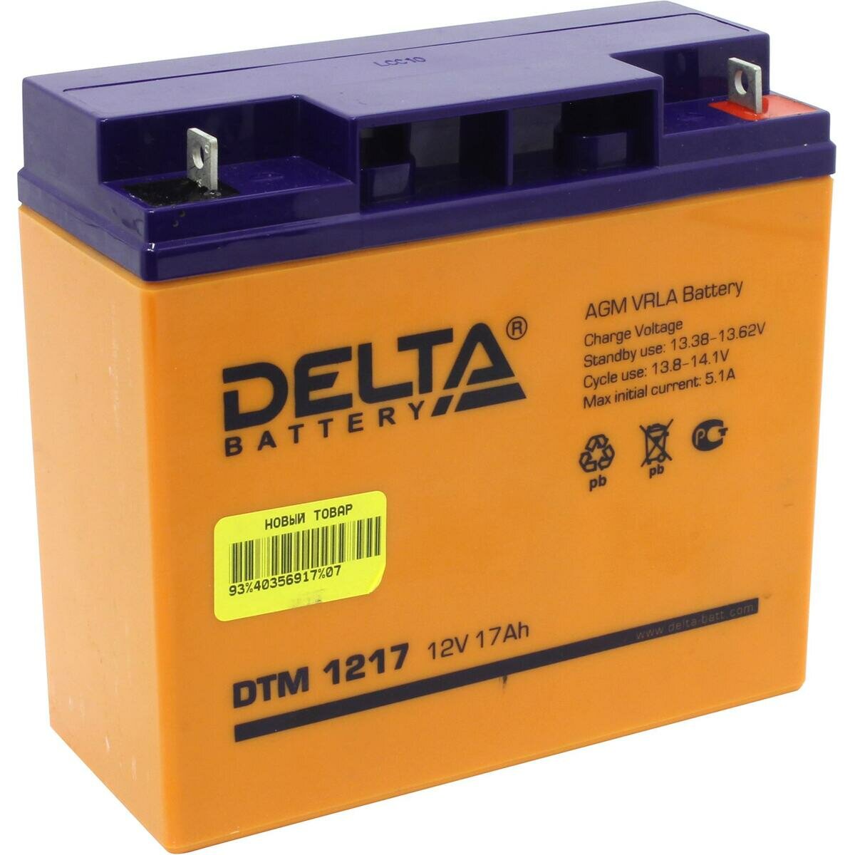 Аккумулятор Delta DTM 1217