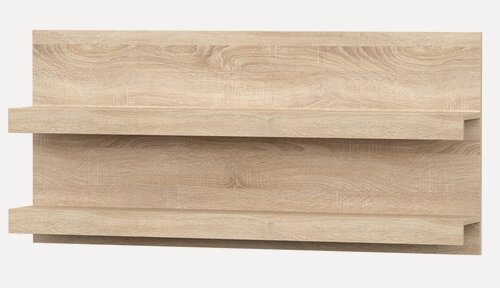 Изображение товара Штерн (STERN) полка навесная Т-13, 135 х 62 х 19,2 см, ЛДСП, Дуб Сонома