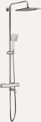 Изображение товара Душевая система GAPPO G2491, с термостатом, верхний тропический душ 250*250 хром