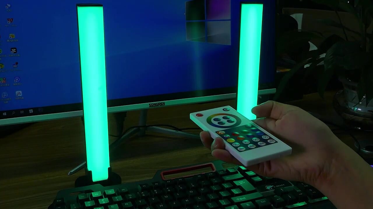 Настольные лампы RGB с Алисой, управление со смартфона, 2 лампы — фото 1