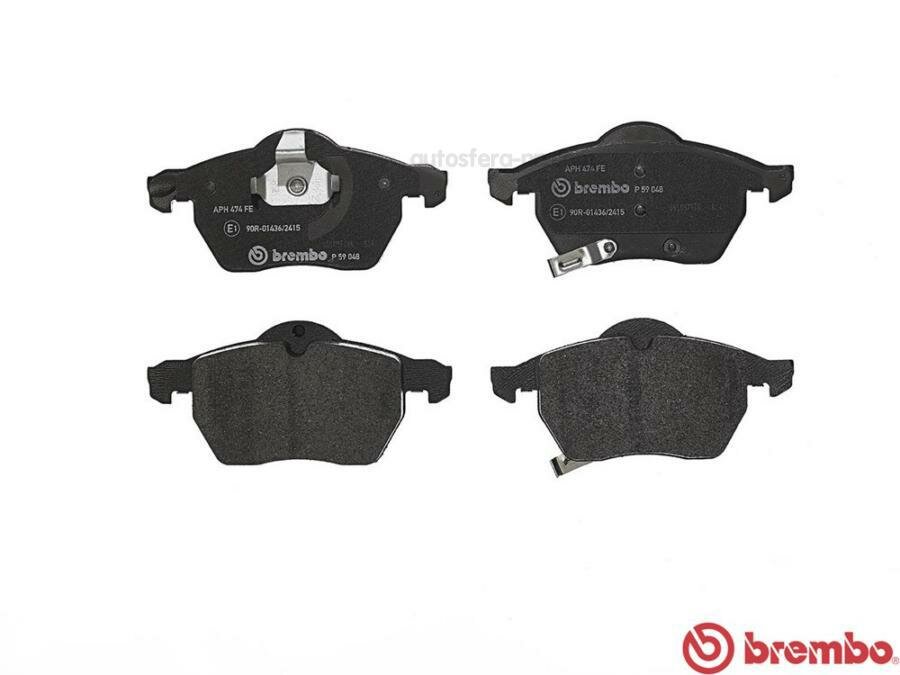 BREMBO P59048 P59048 390 32=FDB1535=571997B ! колодки дисковые п.\ SAAB 9-3 2.0-2.2TiD 98-02/9-5 all 97>