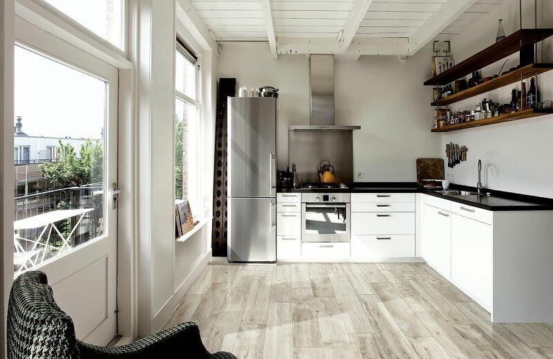 Керамогранит Marazzi Ragno Woodmania Ivory R55Z 20х120 см серый матовая