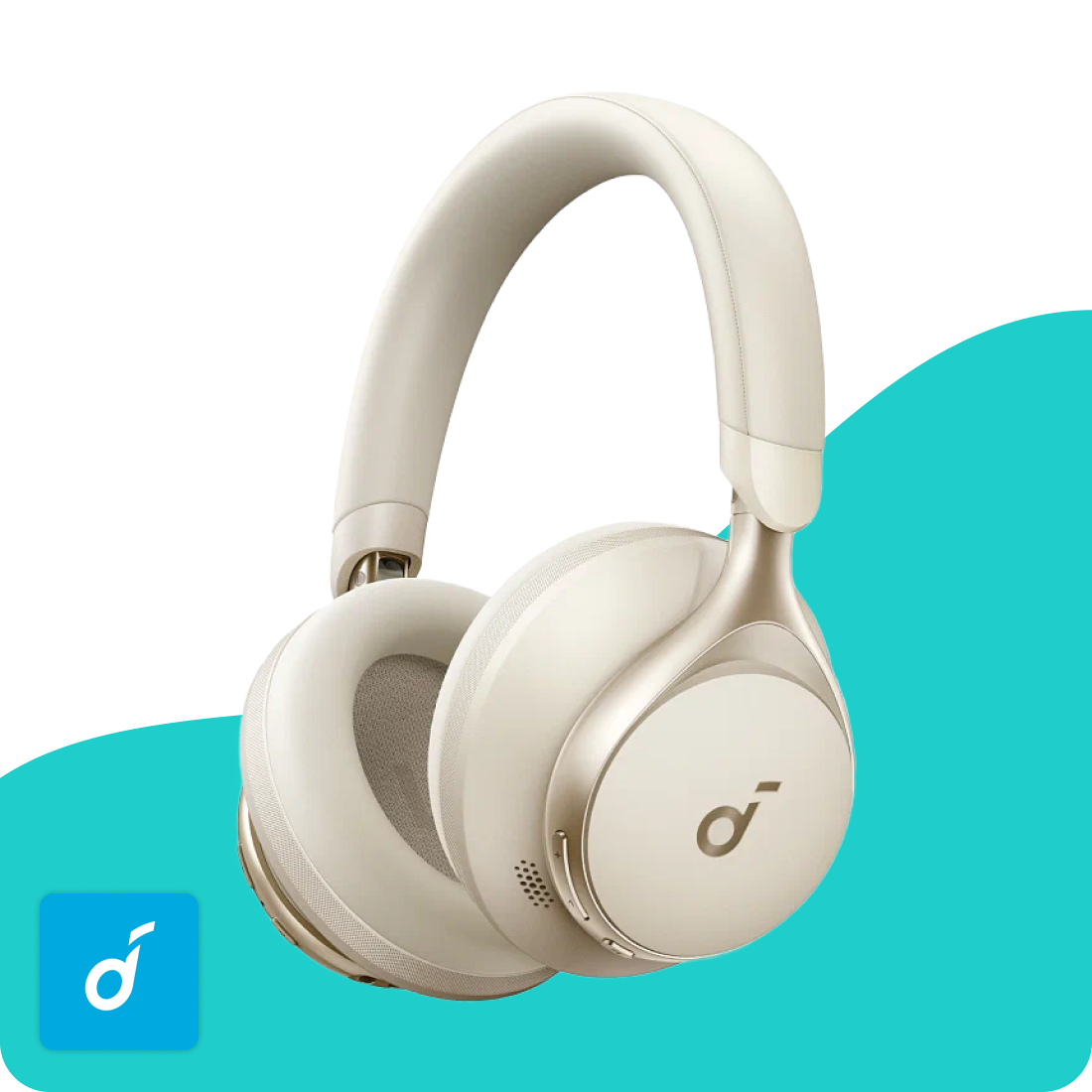Наушники Anker Soundcore Space One Beige