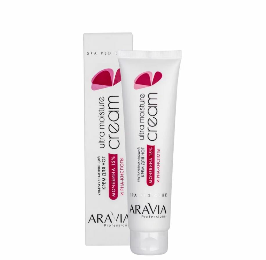 Изображение Крем Aravia "Ultra Moisture", для ног и рук, 15 % мочевины, 100мл