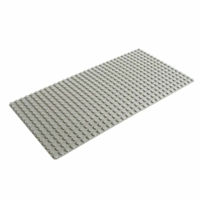 Пластина-основание для конструктора KIDS HOME TOYS 51х25,5 см, серый (ZY957572-1)