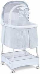 Колыбель Simplicity GL4020, с автоукачиванием, для новорожденных, овальная, серая