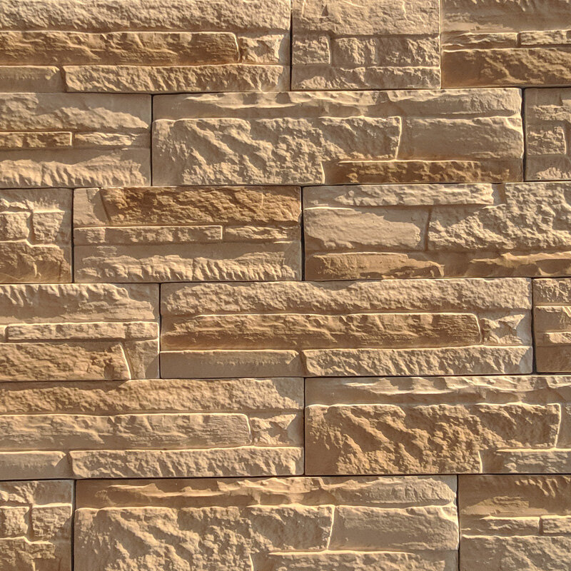 Камень облицовочный "Вестервальд Слейт" песочный 1м² для внутренних и наружных работ