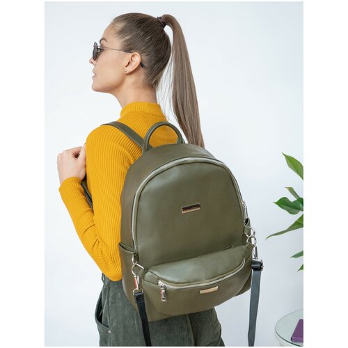 фото Стильный кожаный женский рюкзак с поясной сумкой — практичный и привлекательный orw-0208/4 foshan comfort trading co ltd