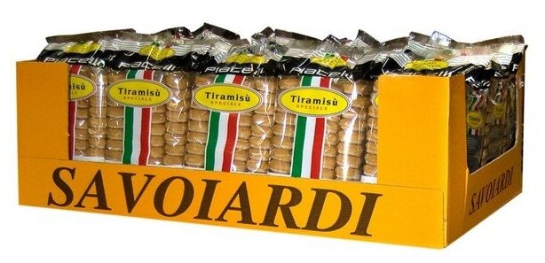 Печенье Piacelli Savoiardi для тирамису, 400 г - фотография № 3