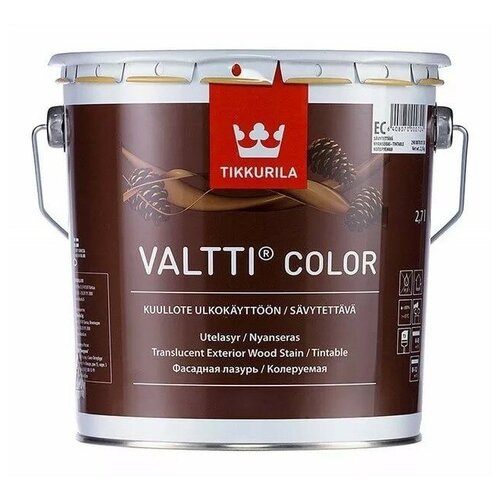 Матовая фасадная лазурь Tikkurila Valtti Color 2,7L