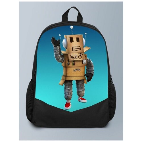 фото Черный рюкзак с принтом игры роблокс roblox - 71 brutbag