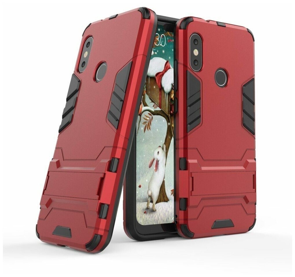 Чехол Duty Armor для Xiaomi Redmi 6 Pro / Mi A2 Lite (красный)