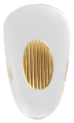 Носовой упор OptiTech для очков, повышенной комфортности, с анти-пыльным покрытием, с золотистой вставкой "под винт", 25 пар