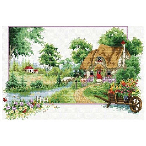 фото Набор деревня 68х48 белоснежка 7571-рк