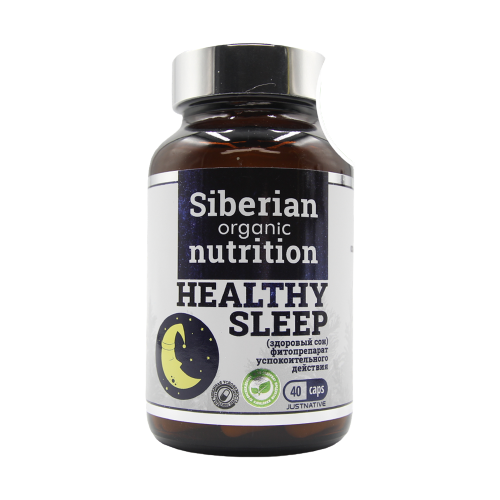 Здоровый Сон "Healthy sleep" Фитопрепарат успокоительного действия, 40 капсул