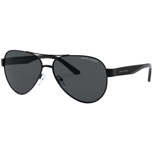 Солнцезащитные очки Armani Exchange AX 2034S 600087, черный, серый