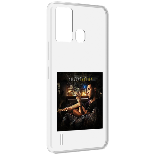 Чехол MyPads Drake - You Only Live Once 2 для ITEL S16 / ITEL Vision 1 Pro задняя-панель-накладка-бампер