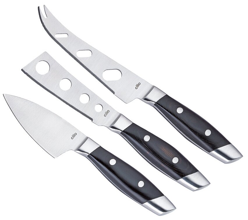 Набор ножей для сыра FONTINA Cilio 3 предмета, нержавеющая сталь
